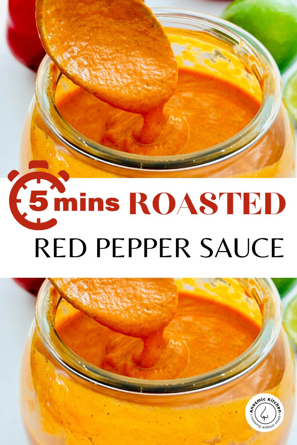 easy roasted red pepper dressing