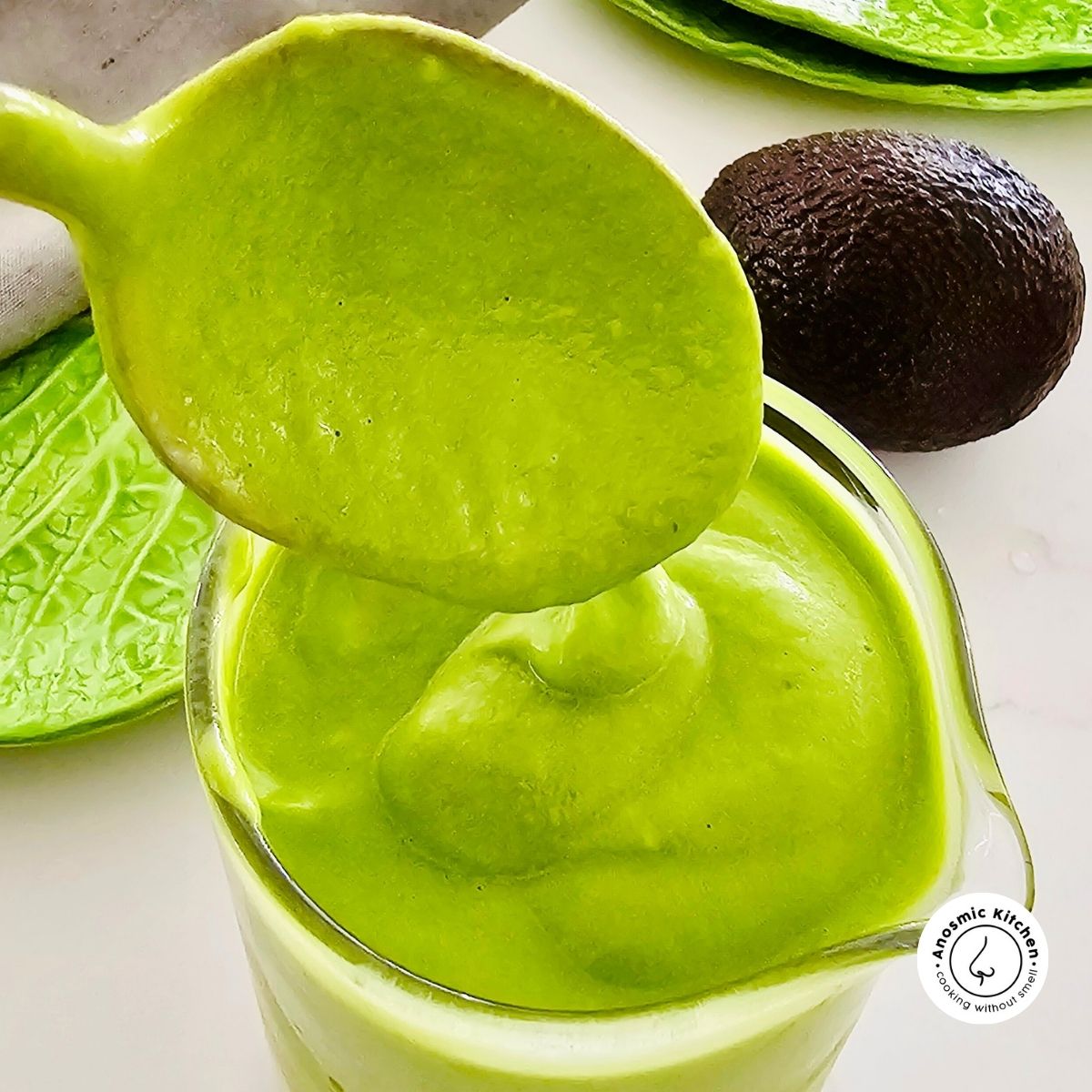 creamy avocado smoothie using 3 ingredients