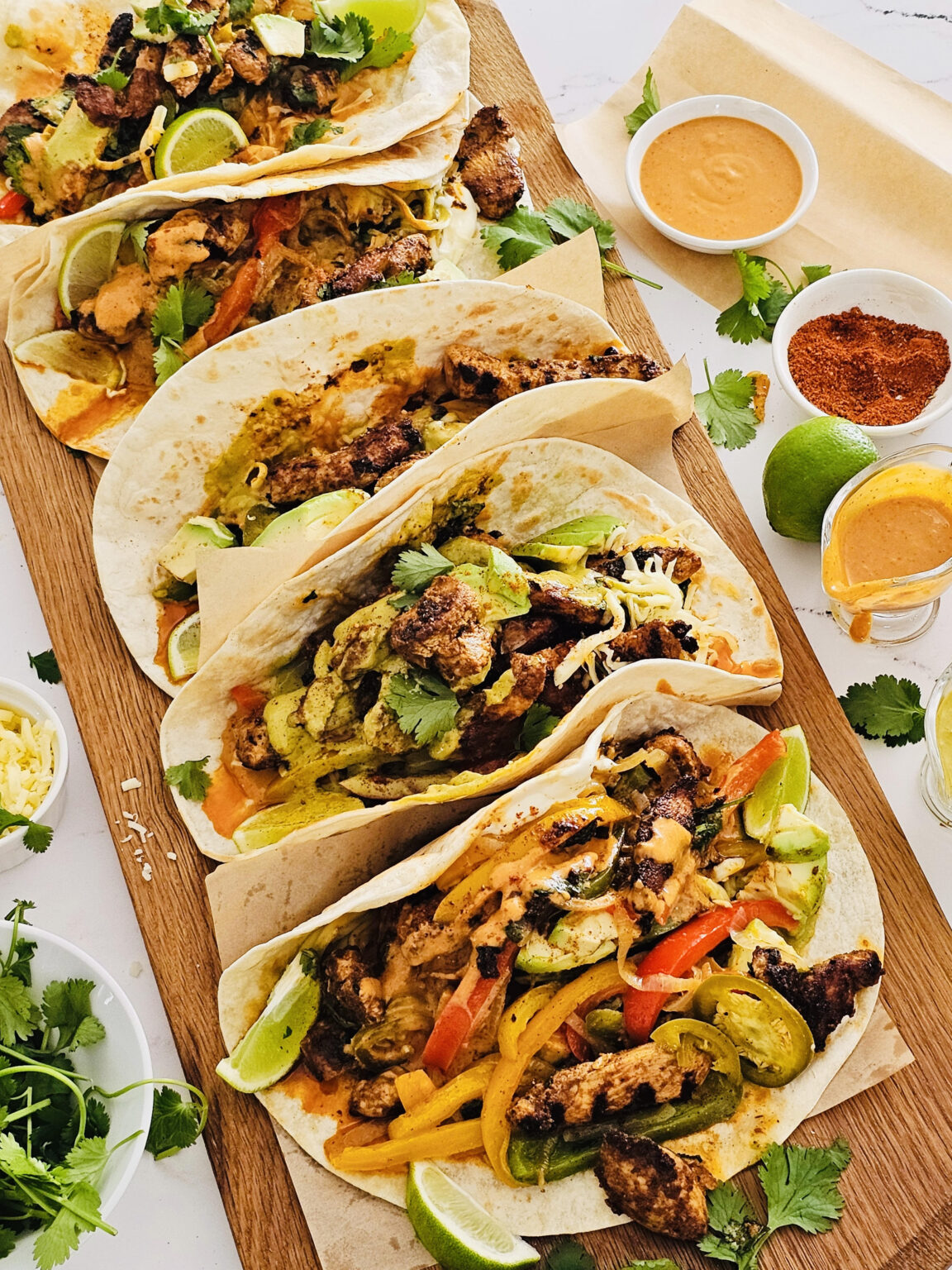 Chicken Fajita Wraps Recipe With an Easy Seasoning