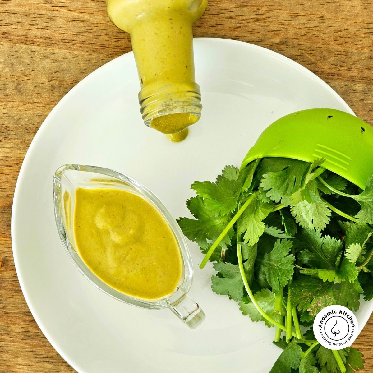 coriander sauce for chicken fajitas