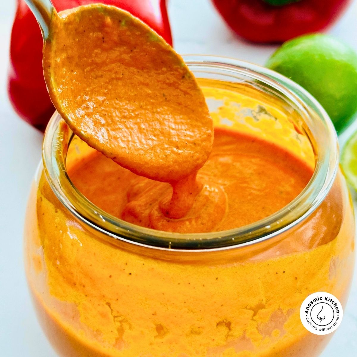 easy roasted red pepper dressing