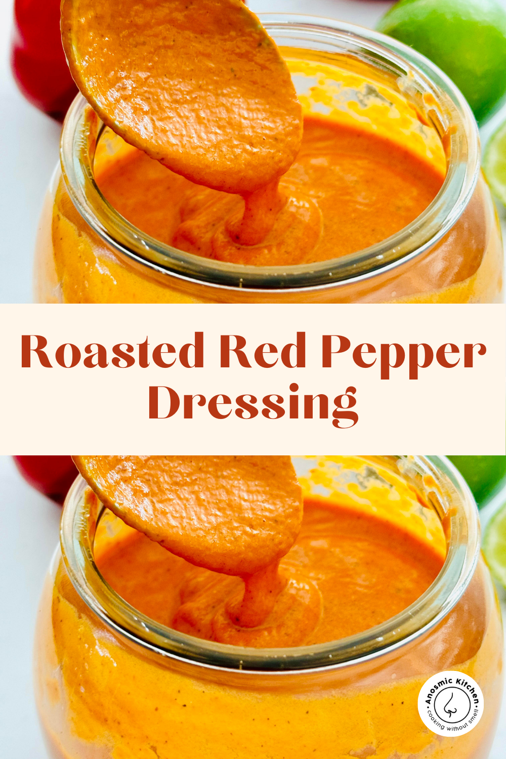 easy roasted red pepper dressing