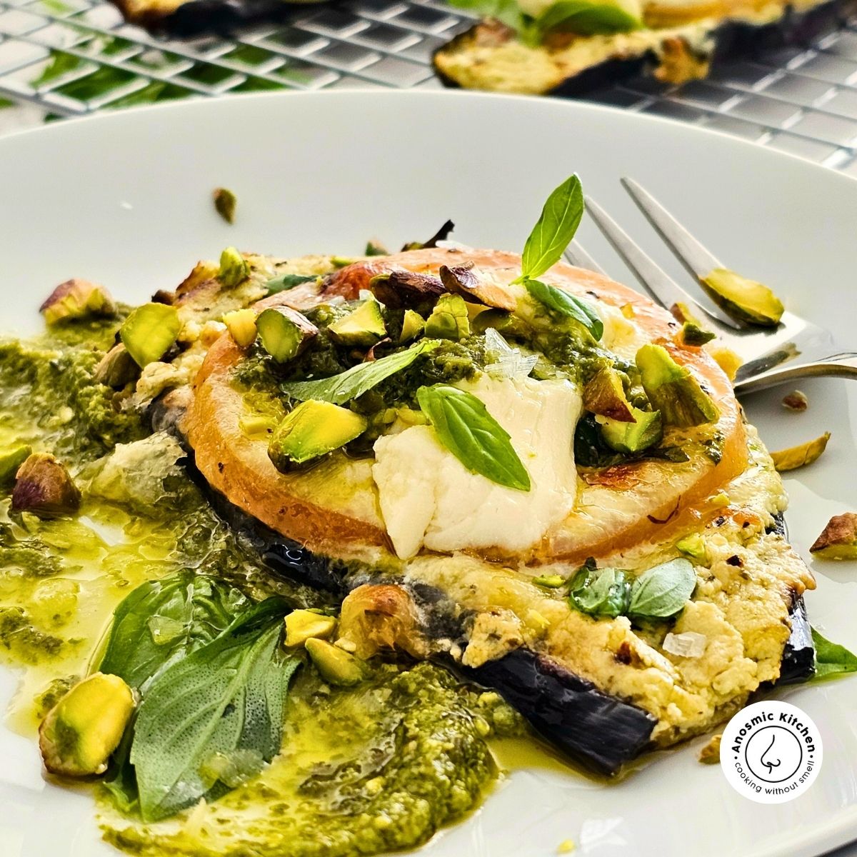 roasted eggplant pesto