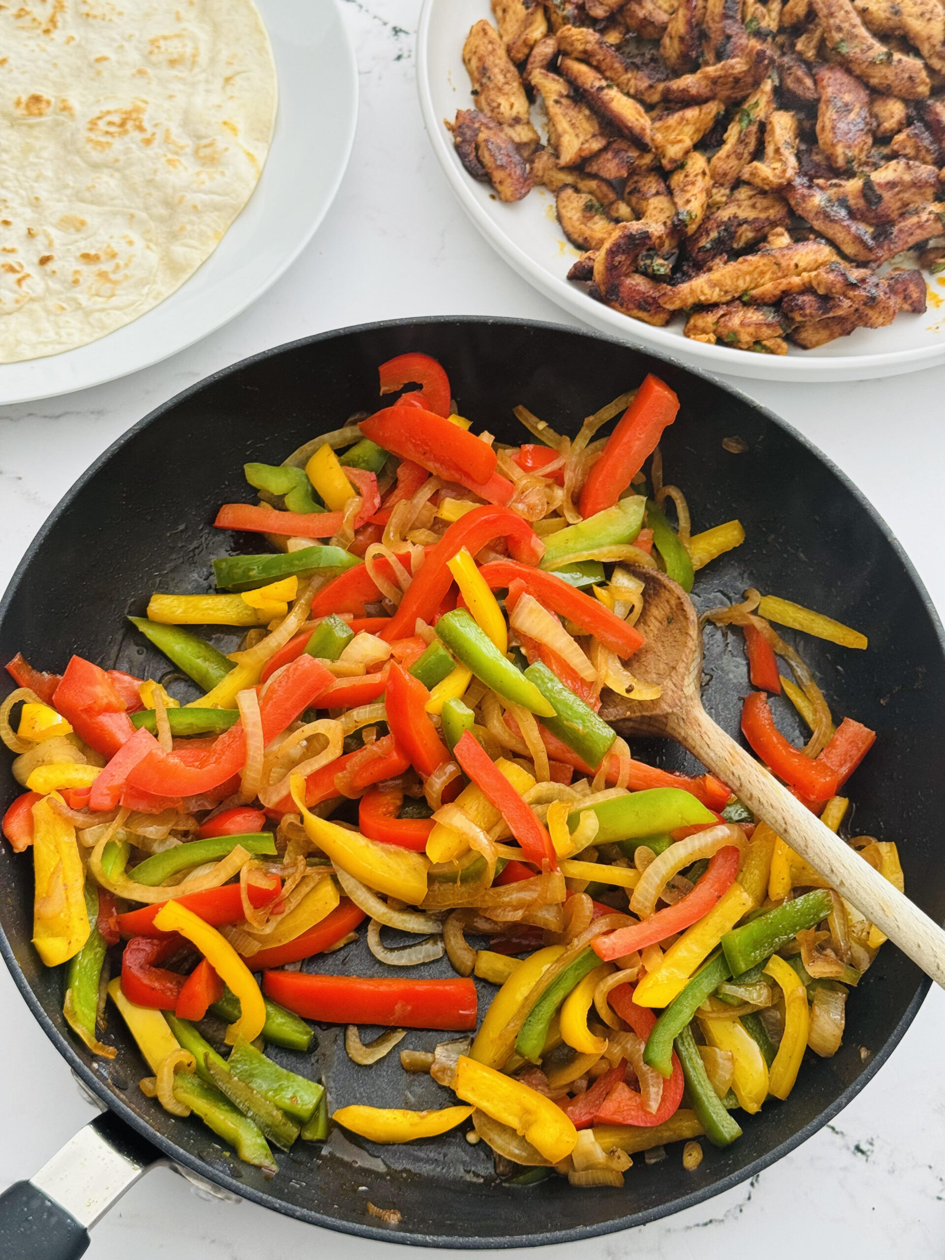 veggies fajita chicken recipe