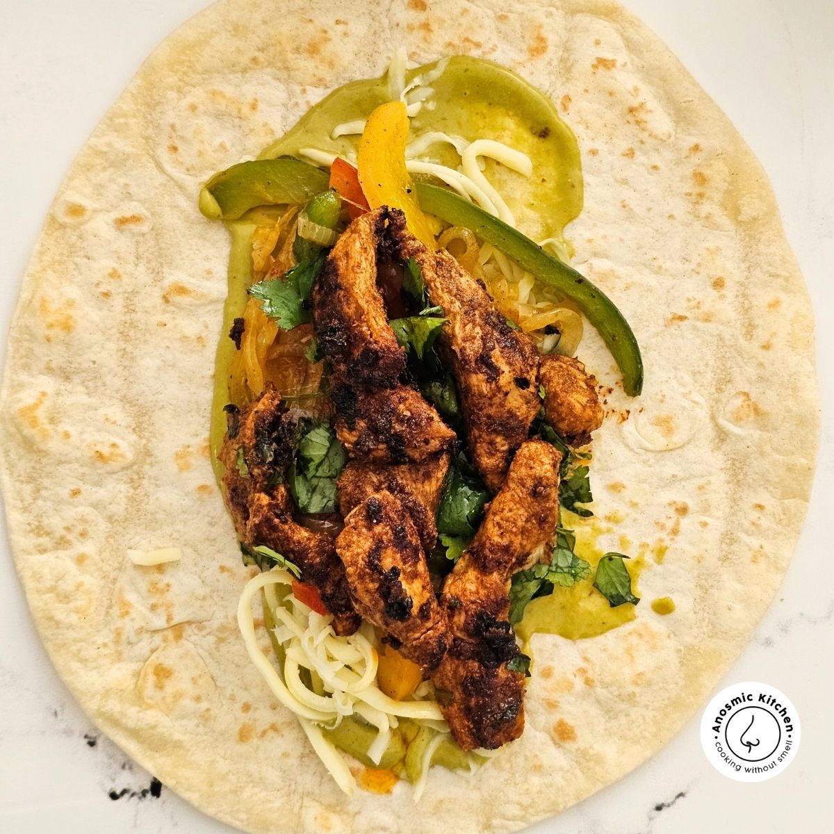 toasted fajita wrap