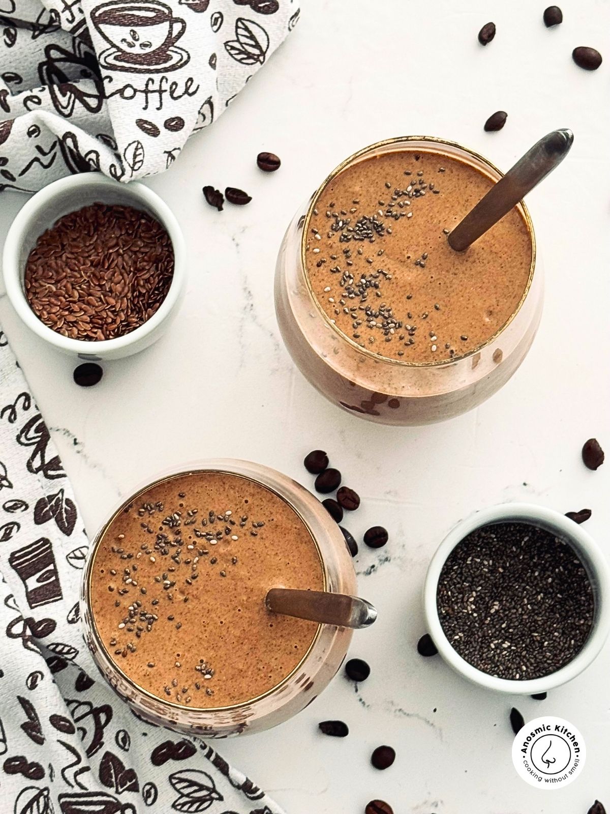 almond butter coffee smoothie