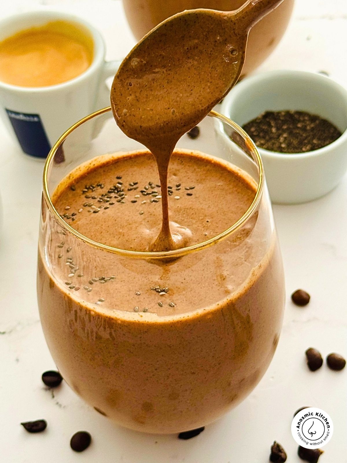 coffee drop smoothie protein no banana