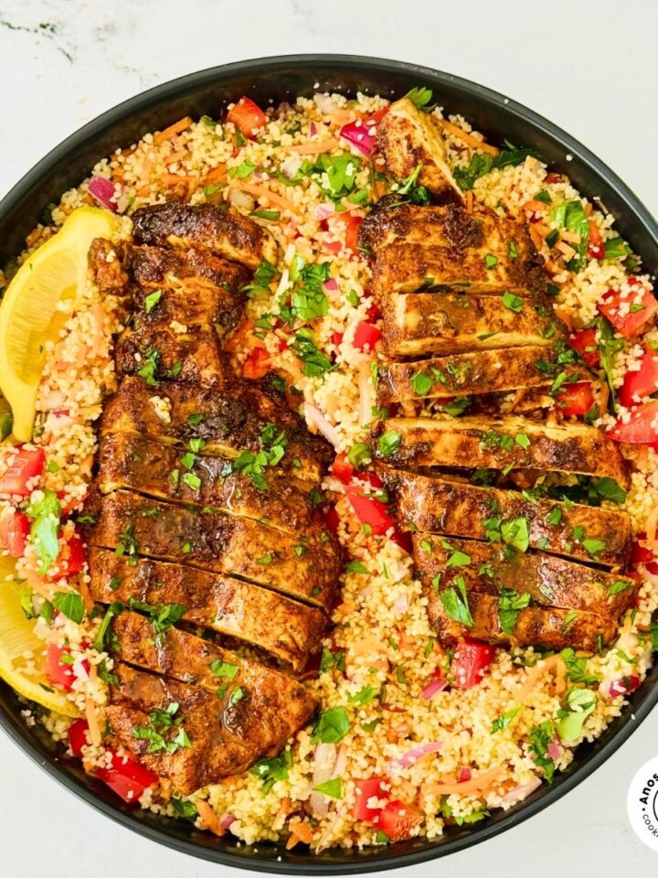 moroccan chicken couscous salad