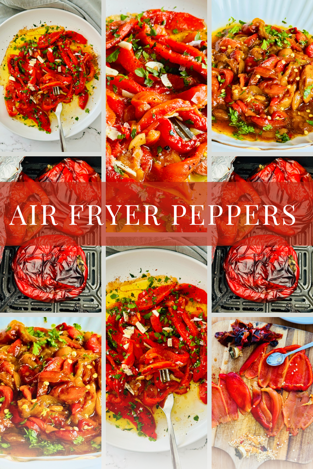 air fryer bell pepper images