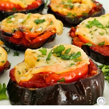 baked eggplant caprese