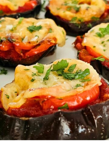 baked eggplant caprese