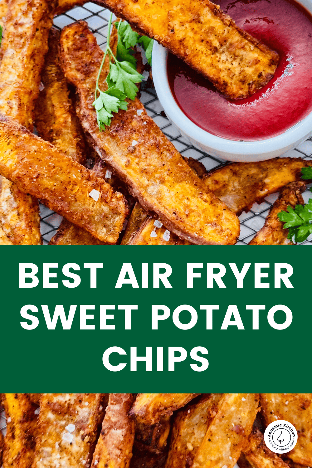 air fryer sweet potato chips