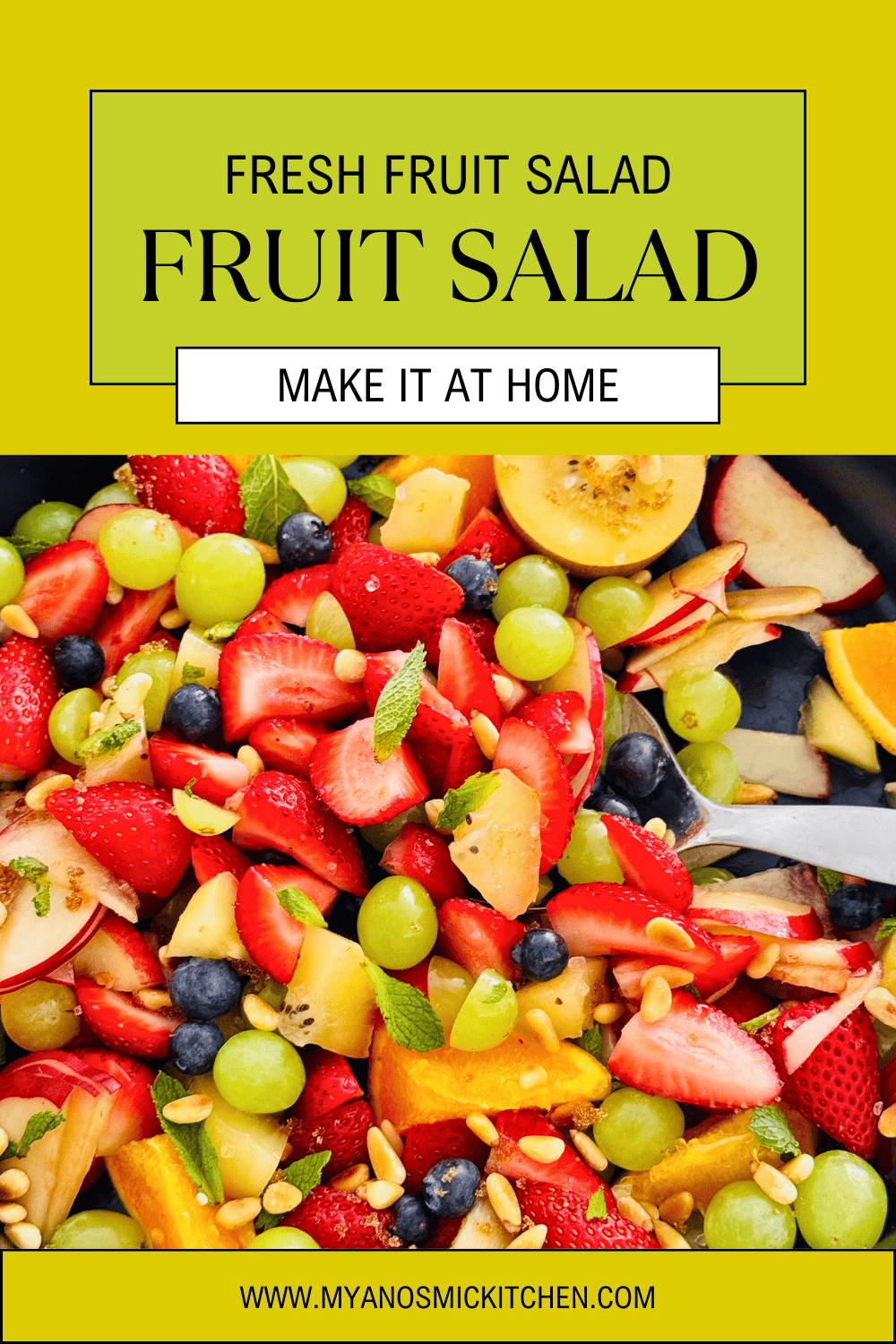 fresh fruit salad summer recipe