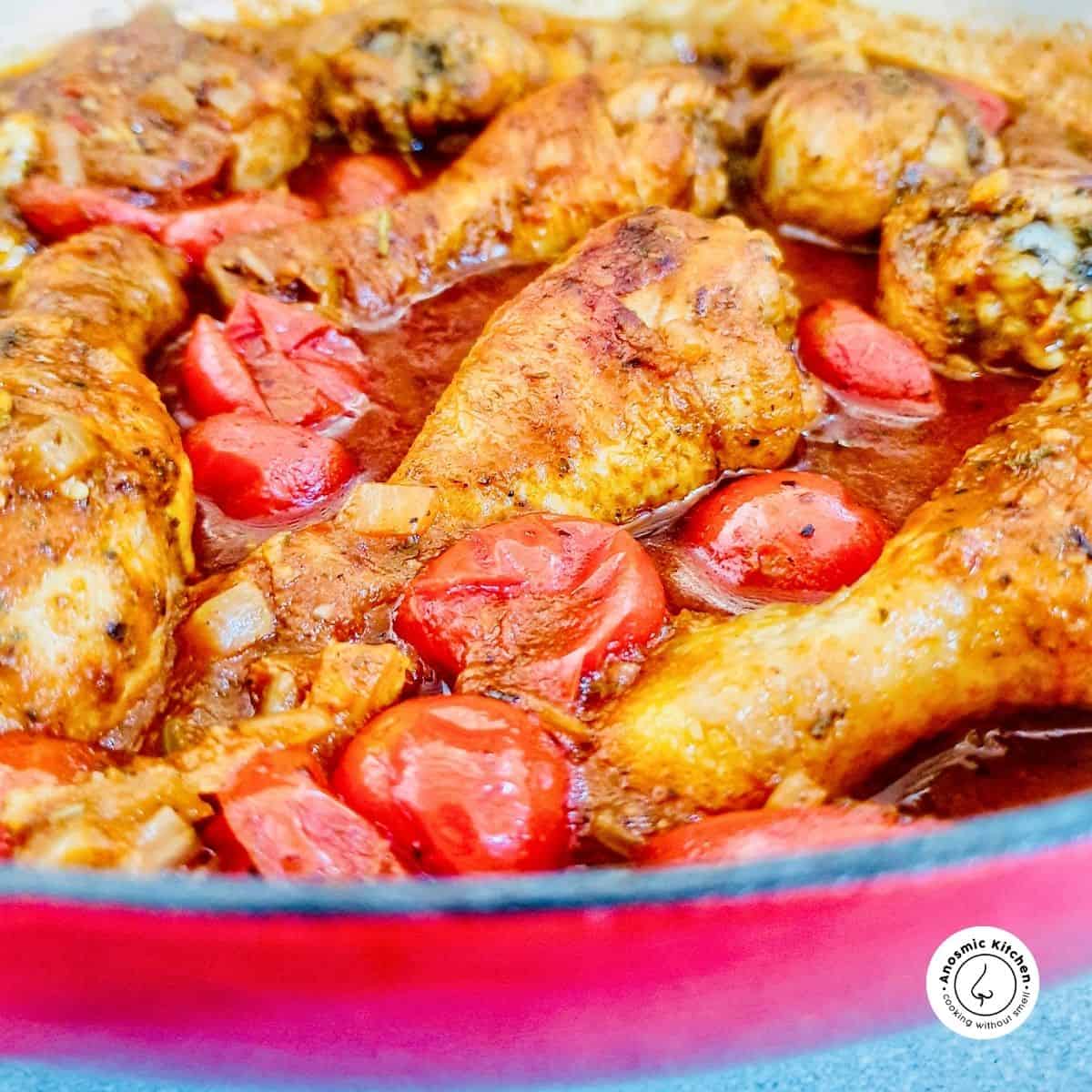 chicken drumsticks in tomato