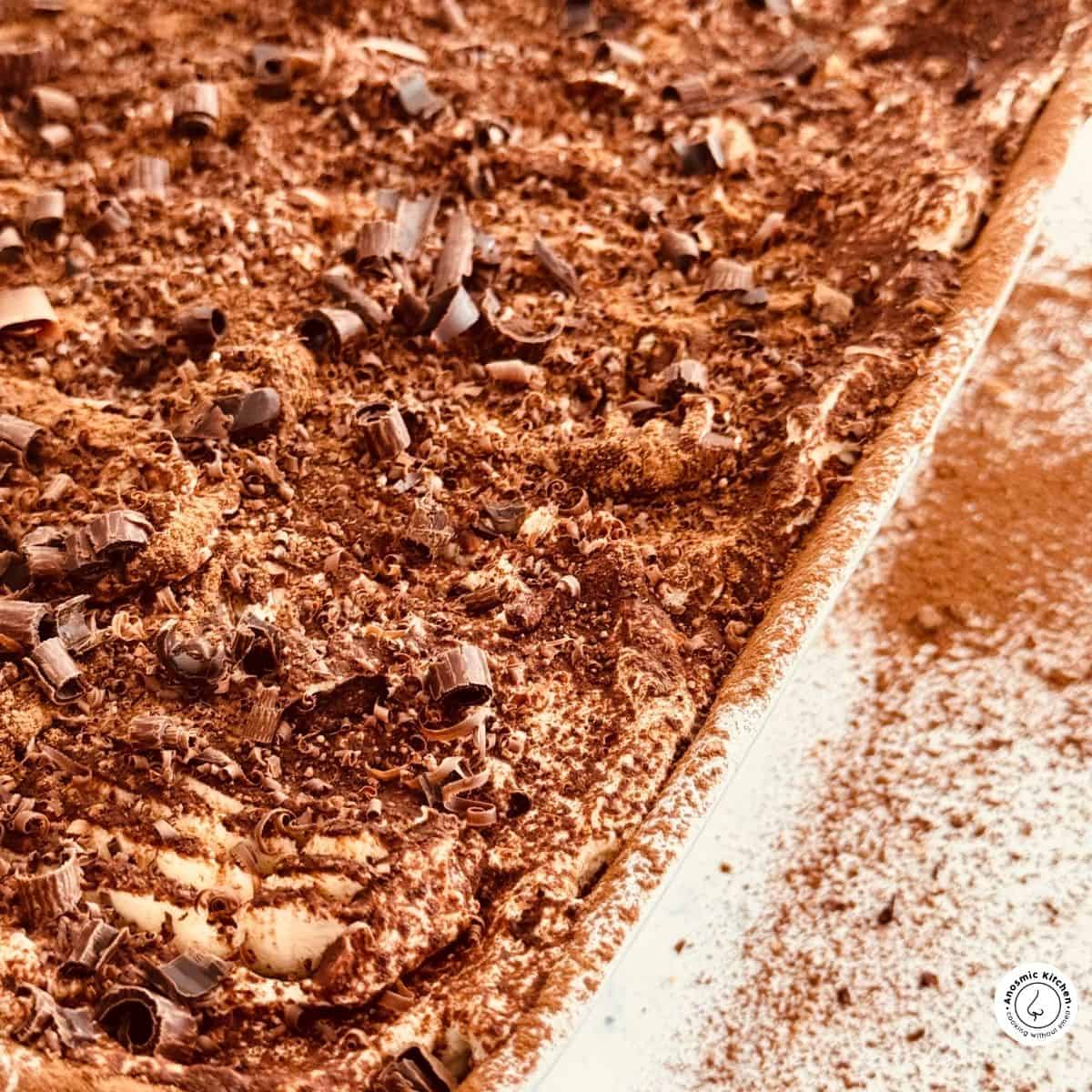 cocoa topping tiramisu recipe