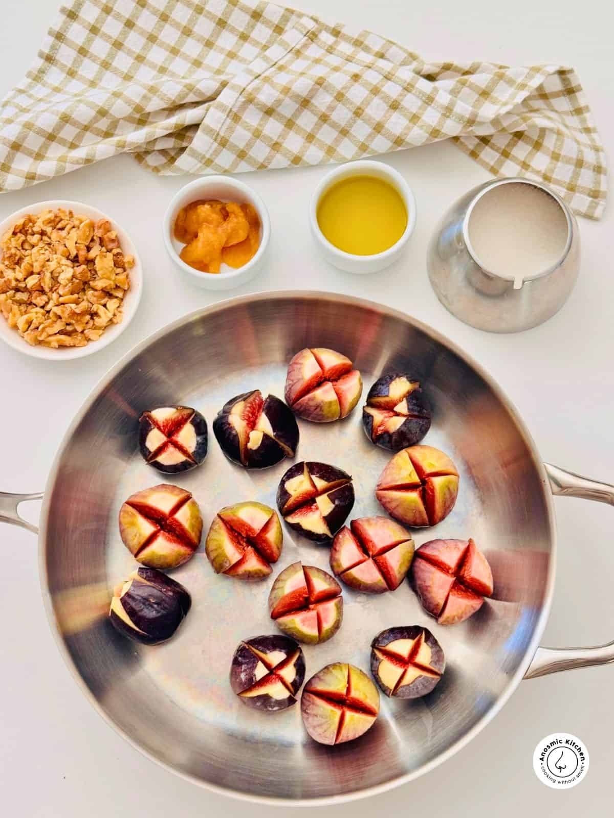 ingredients for figs with mascarpone recipe